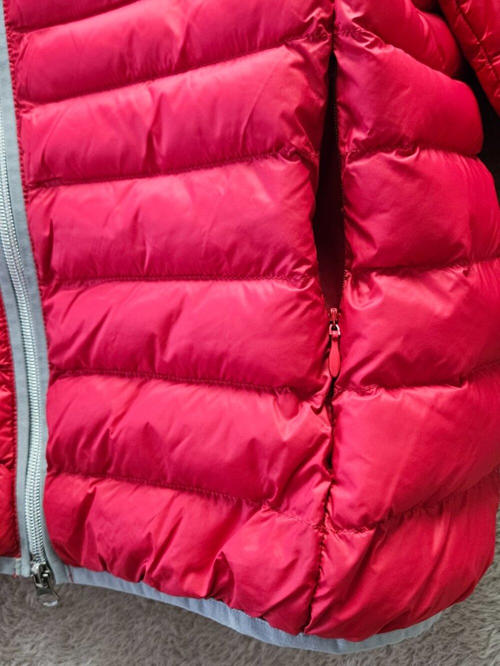 Eleven Elfs Puffer Jacket Coat Lightweight Hooded Full Zip Waterproof Windproof - Picture 10 of 13